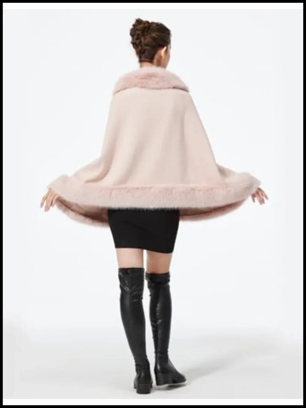 Faux Fur Shawl Wrap Stole Bridal Winter